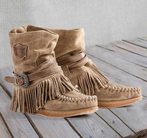 Shoes - British Style Women's Tassel Boots