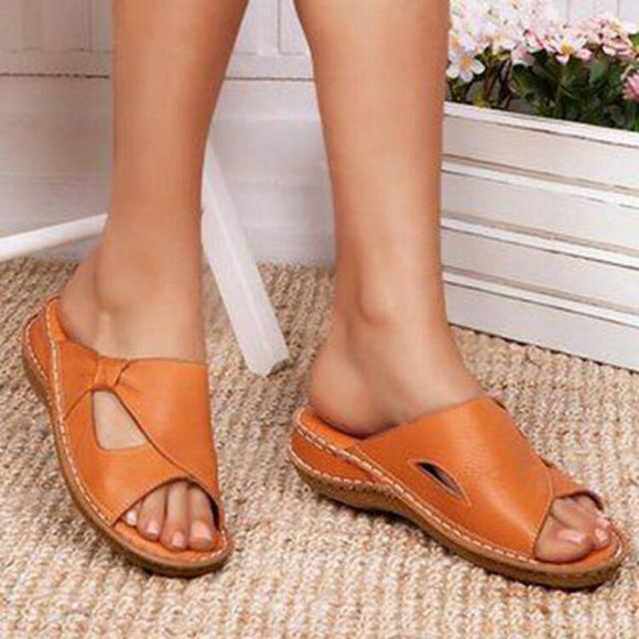 Women Casual Summer Daily Comfy Slip On Sandals