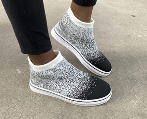 Invomall Ladies Casual Knitted Sneakers
