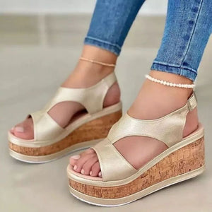 Ladies Wedge Platform Sandals