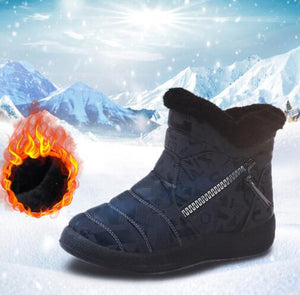 Invomall Women Winter Fur Snow Boots