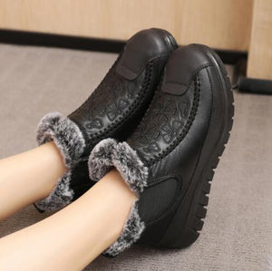 Invomall Ladies Winter Warm Plush Boots