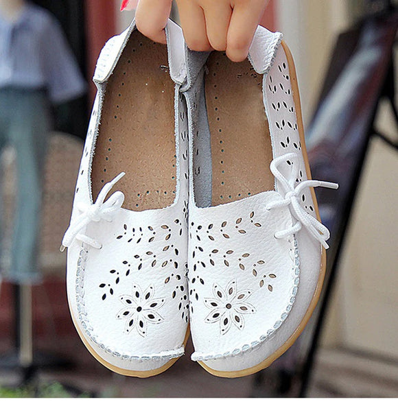 New Spring Leather Loafers Flats