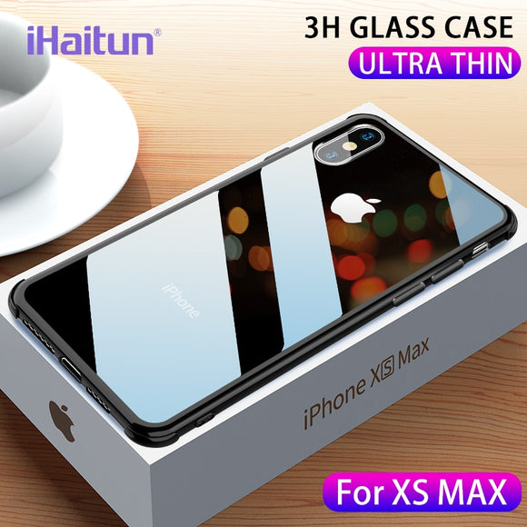 Invomall Luxury Glass Case for iPhoneX XS XR XS MAX