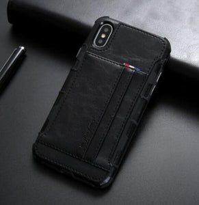 Invomall Luxury Original Leather Protective Phone Case For iPhone